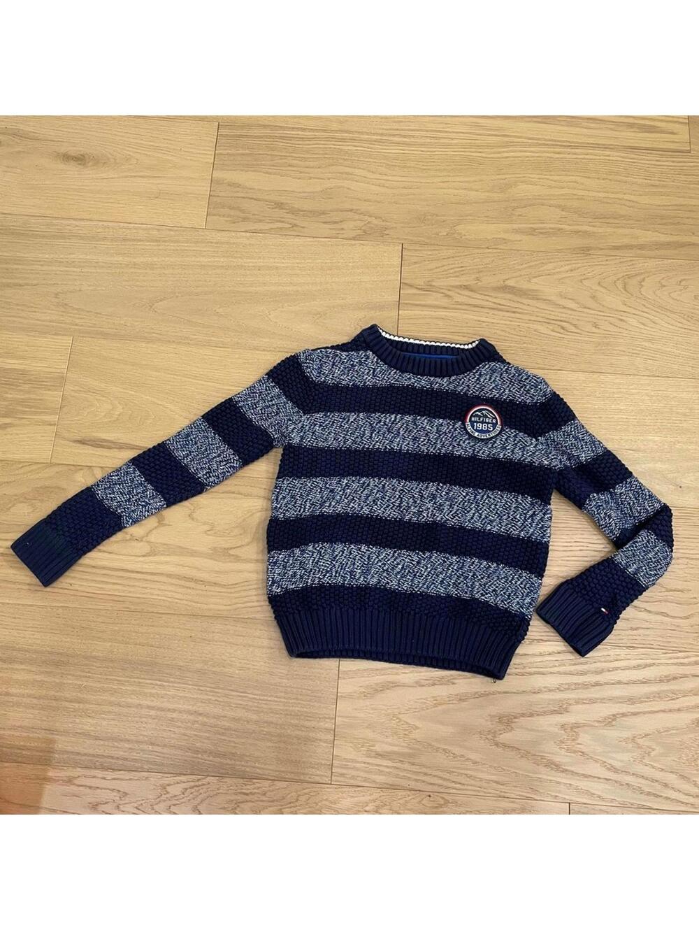 Tommy Hilfiger Knit Sweater Youth 10–12 (Estimated) Navy Blue